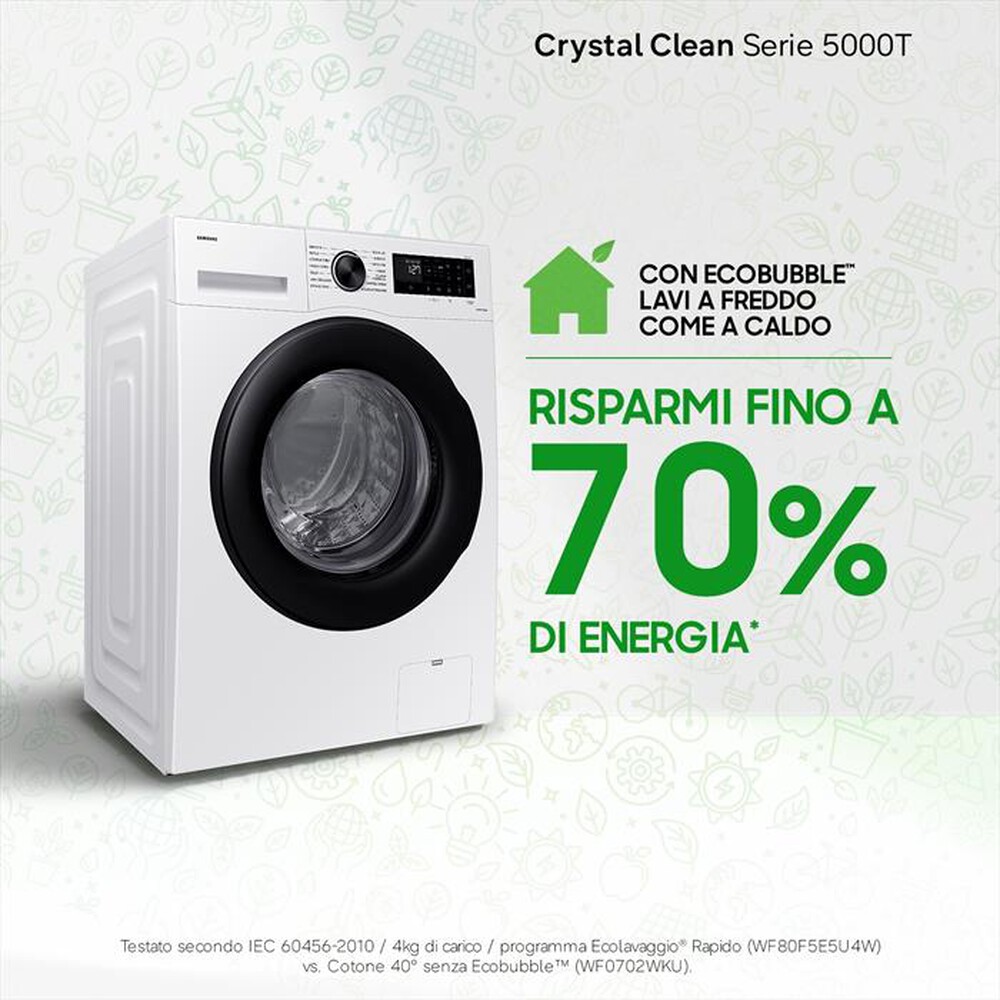 Immagine del prodotto SAMSUNG - Lavatrice WW90CGC04DAEET 9kg 1400g Classe A-Bianco