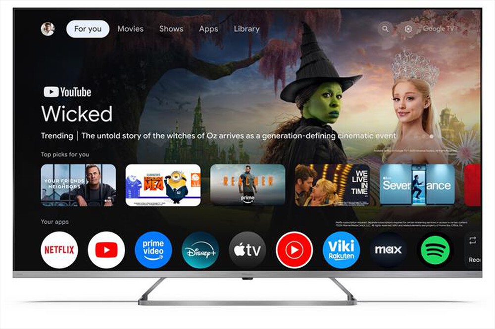 Immagine del prodotto SHARP - Smart TV QLED UHD 4K 55" 55JP7765E-Nero