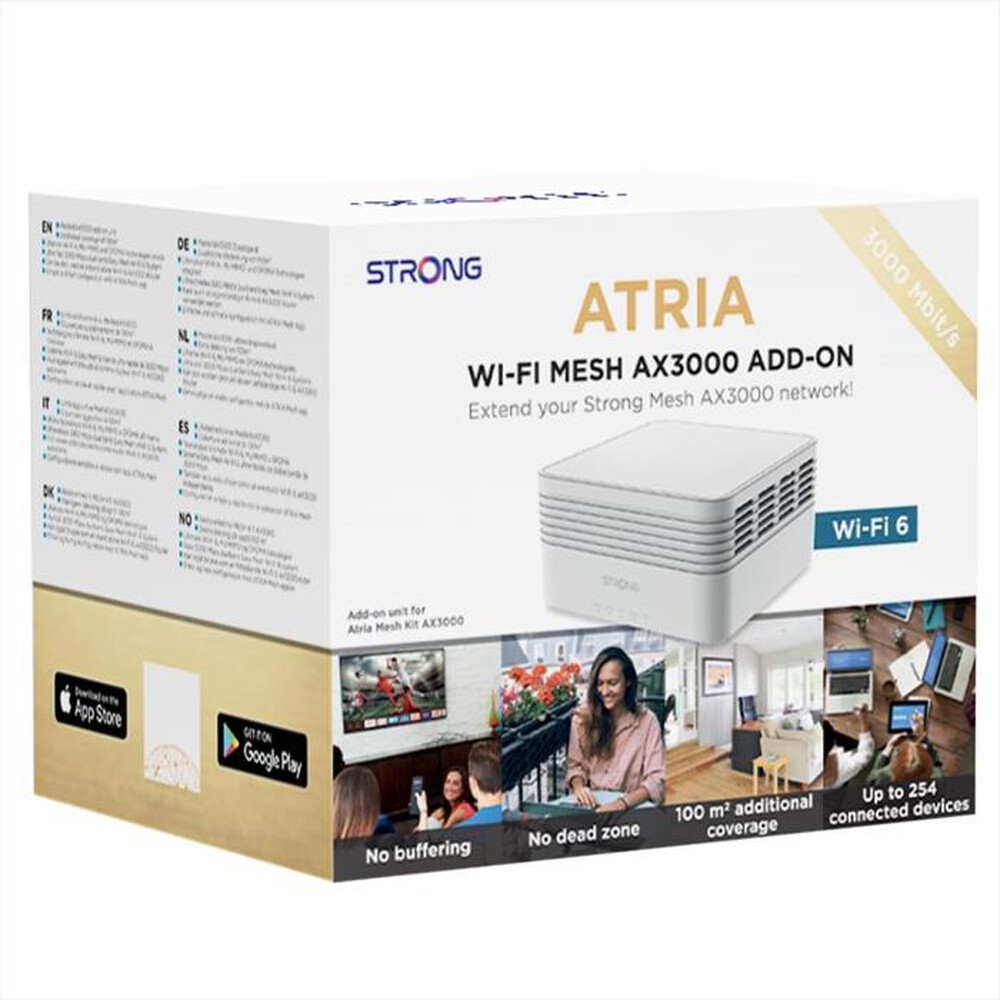 "STRONG - Wi-Fi Mesh Home Kit 3000 MESHAX3000ADD-bianco"