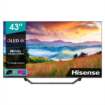 HISENSE - Smart Tv QLED 4K Dolby Vision 43" 43A72GQ - Silver