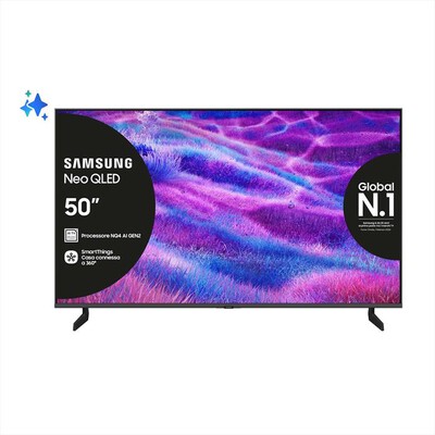 SAMSUNG - Smart TV MINI LED UHD 4K 50" QE50QN80FAUXZT-Carbon Silver