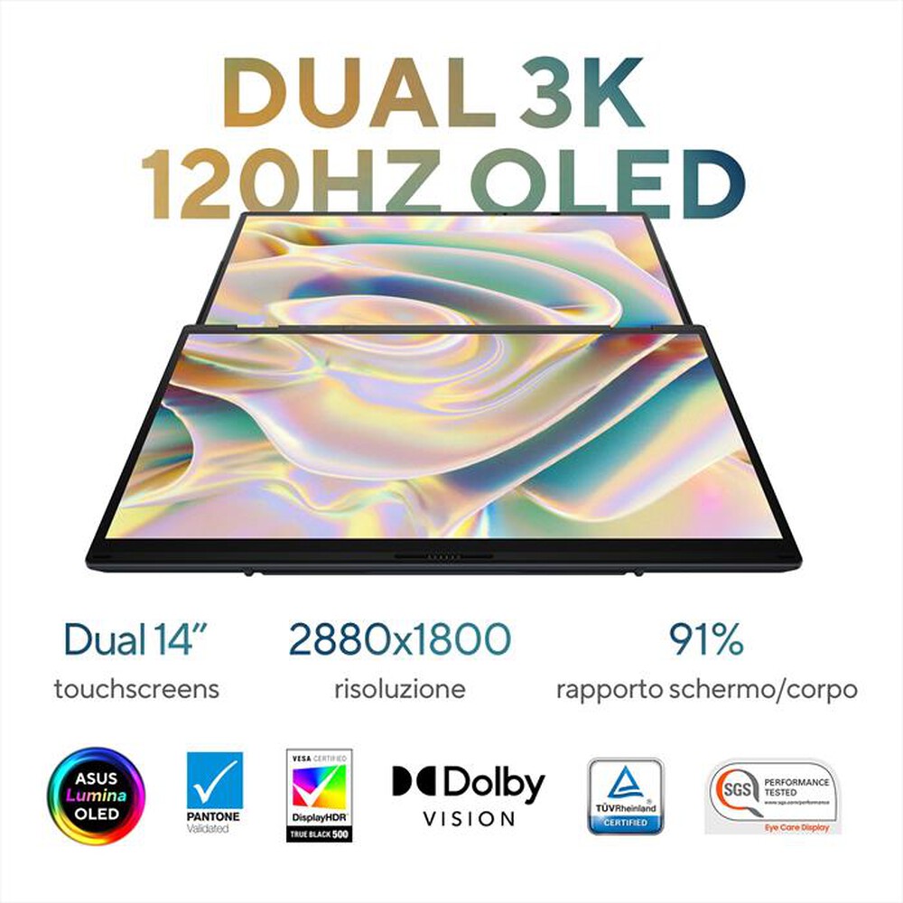 Immagine del prodotto ASUS - Zenbook Duo OLED UX8406CA-PZ961W-Inkwell Gray