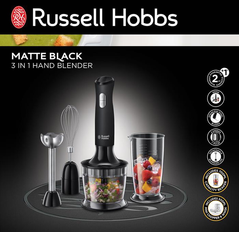 "RUSSELL HOBBS - Frullatore ad immersione 24702-56-nero"