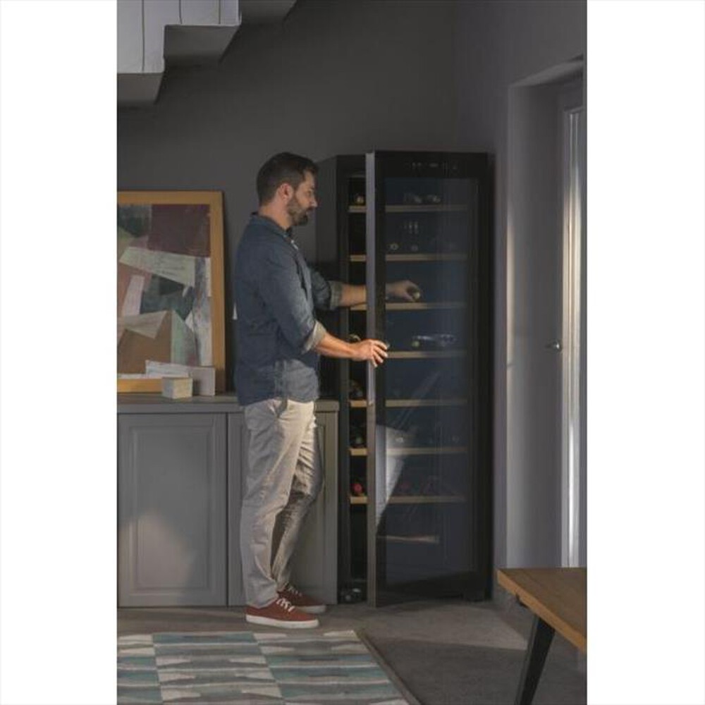 Immagine del prodotto HAIER - Cantinetta HWS188GAE Classe G 188 bottiglie-Nero