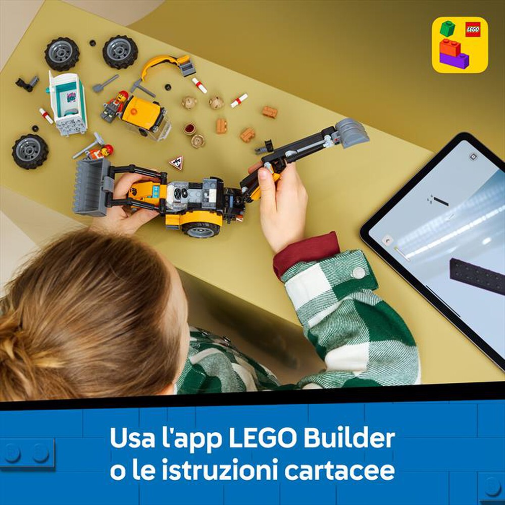 Immagine del prodotto LEGO - CITY Scavatrice da cantiere gialla - 60480
