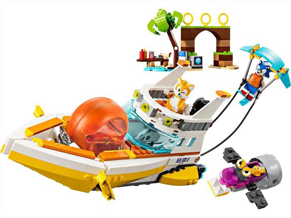 "LEGO - L’aeroscafo delle avventure di Tails - 76997-Multicolore"