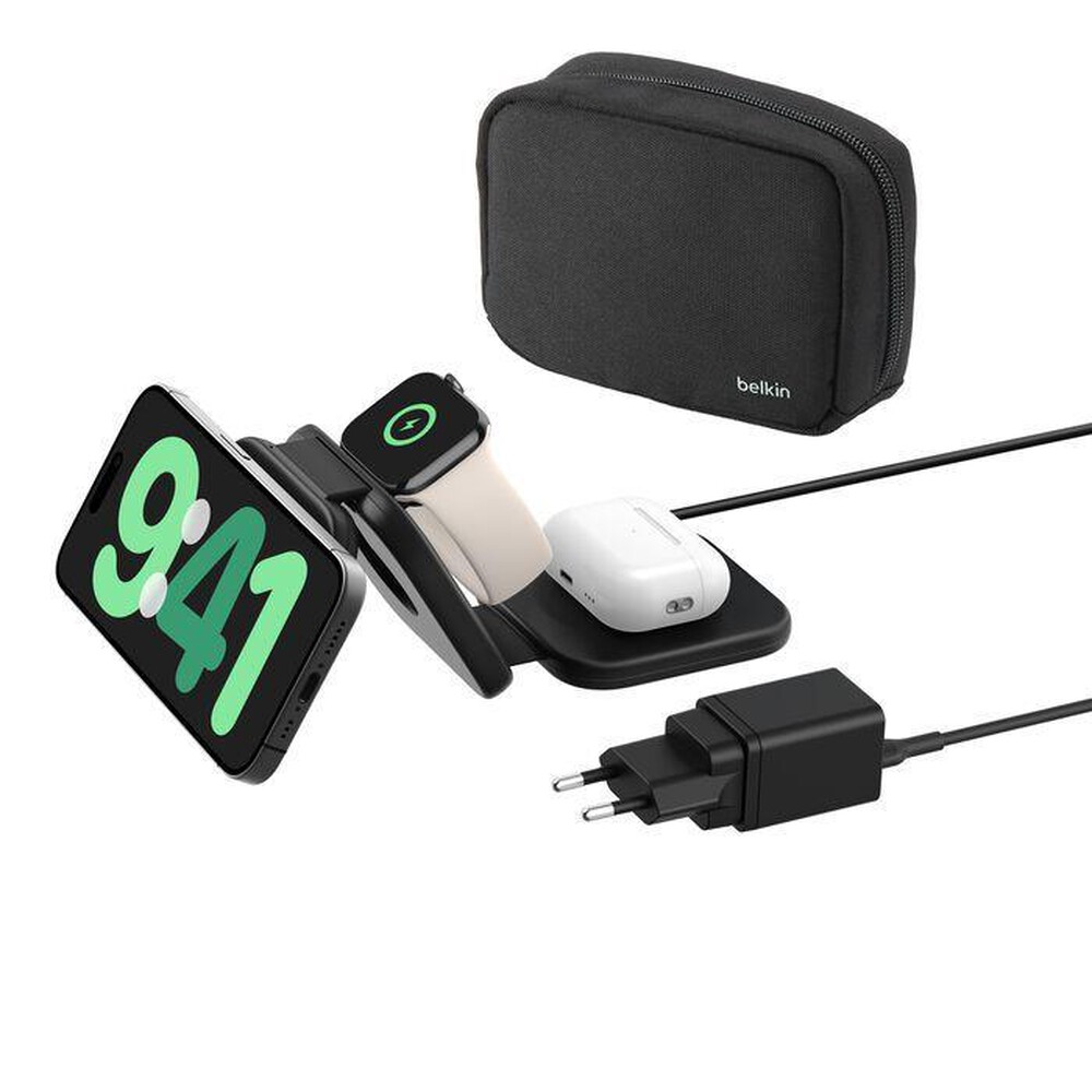 "BELKIN - TAPPETINO DI RICARICA WIRELESS MAGNETICA VIAGGIO-NERO"