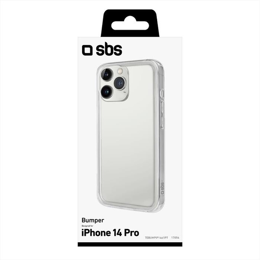 "SBS - Cover TEBUMPIP1461PT per iPhone 14 Pro-Trasparente"