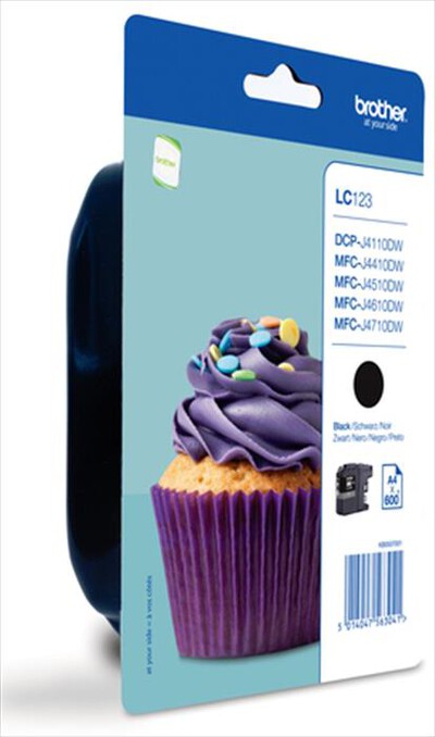 BROTHER - LC-123BKBP Nero