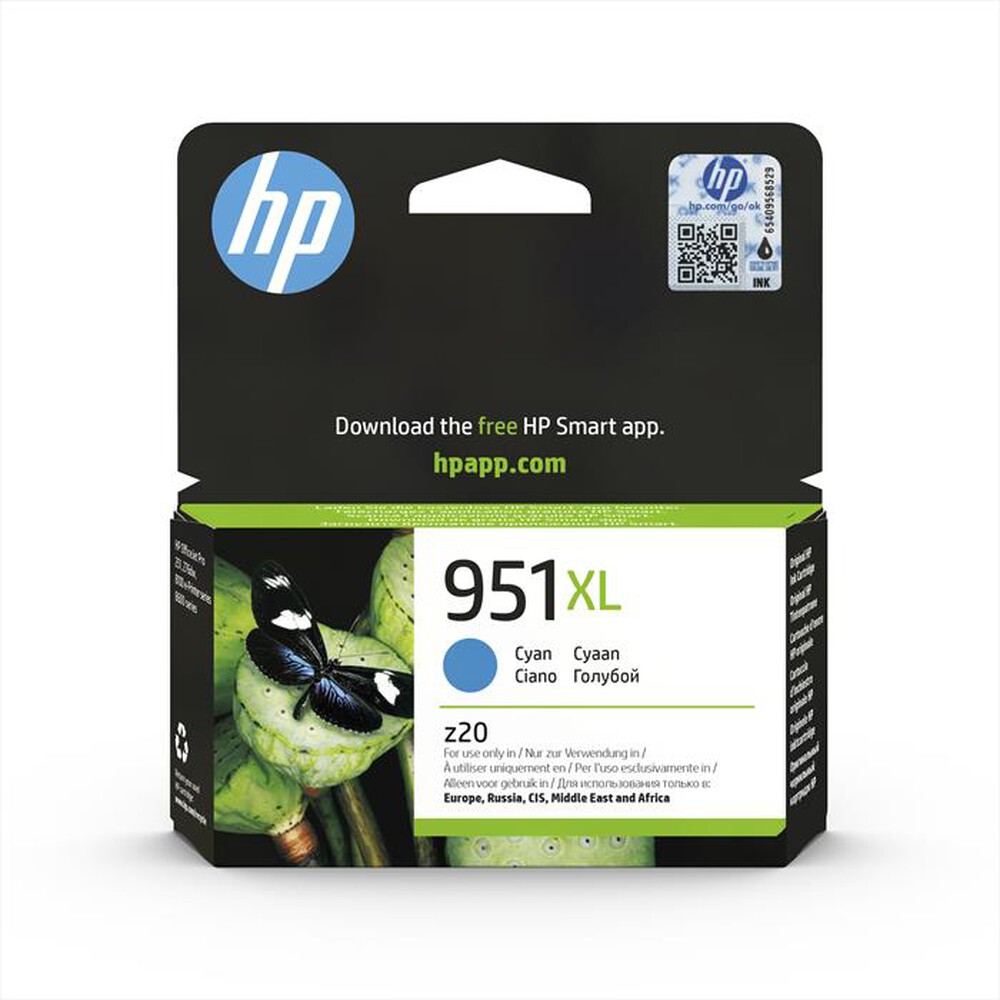 "HP - 950XL Cyan Officejet Ink Cartridge-Ciano"