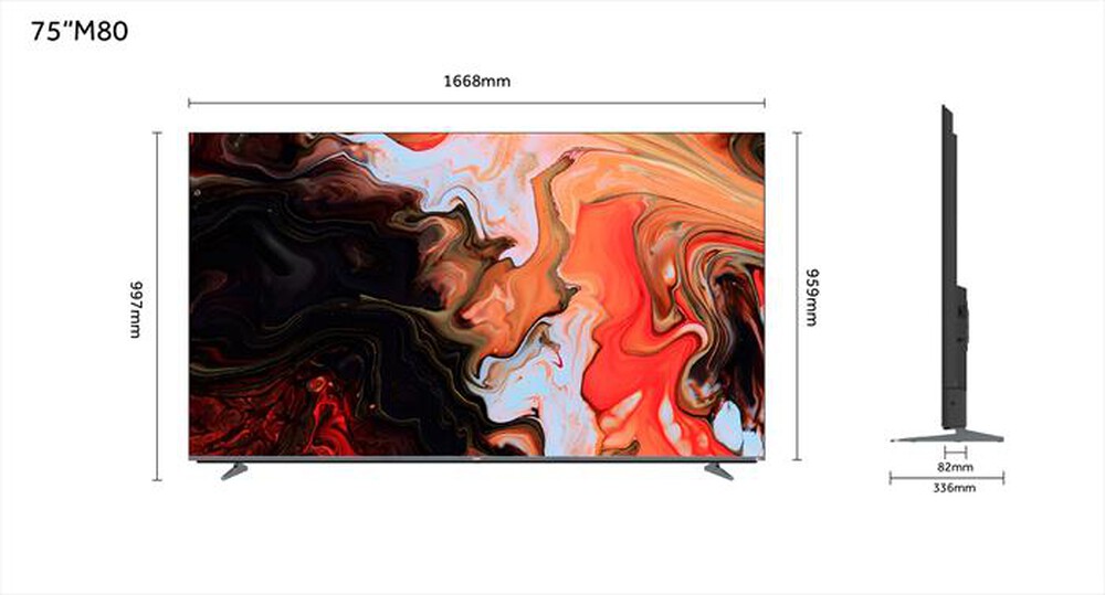 Immagine del prodotto HAIER - Smart TV MINI LED UHD 4K 75" H75M80FUX-Nero