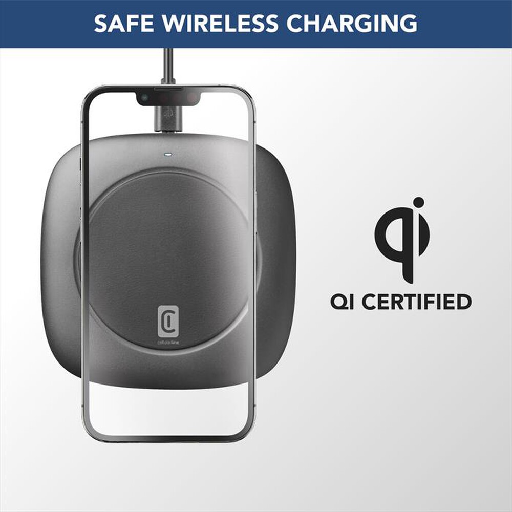 Immagine del prodotto CELLULARLINE - WIRELESSPAD10WK Carica Batterie-Nero
