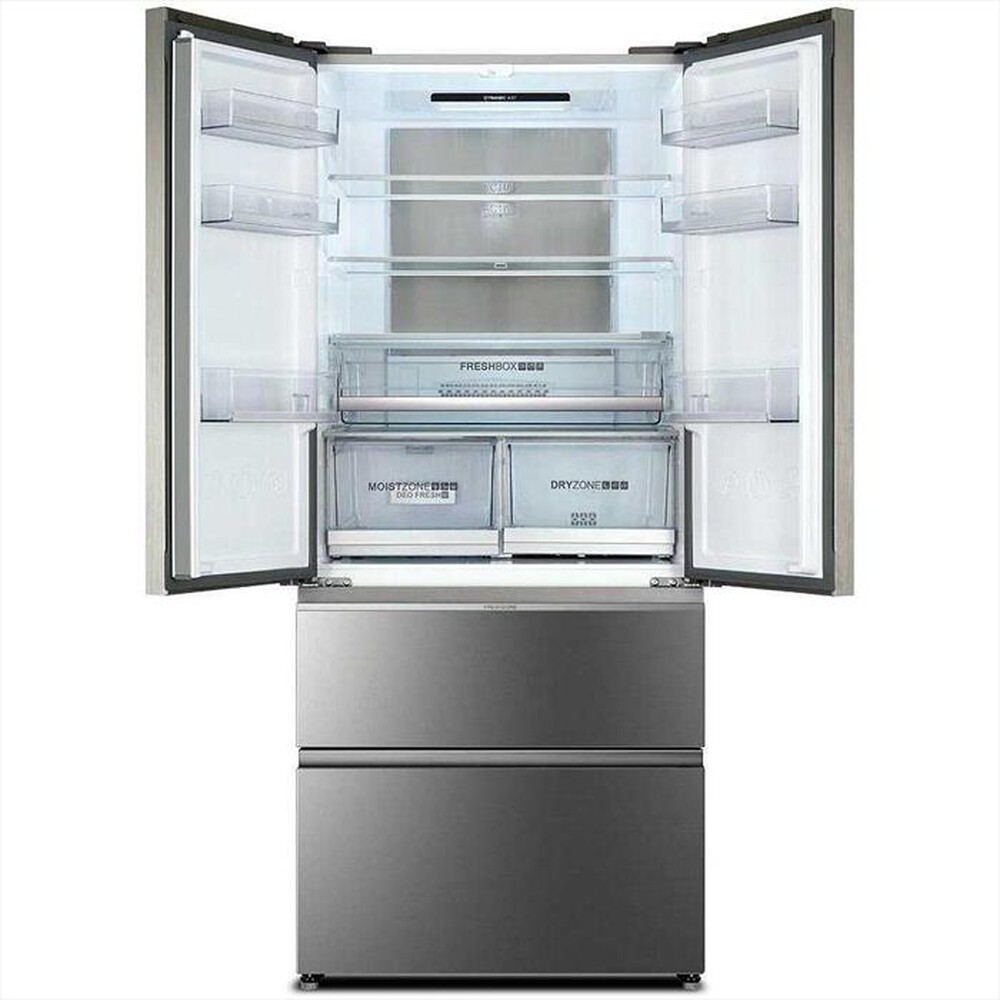 "HAIER - Frigorifero 3 e più porte HB18FGSAAA Classe E 592l-Argento, Titanio"