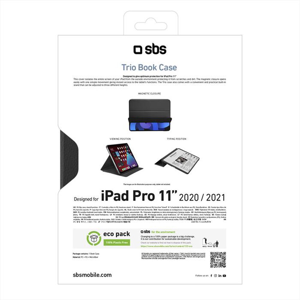 "SBS - TABKPROIPPRO1121K-Nero"