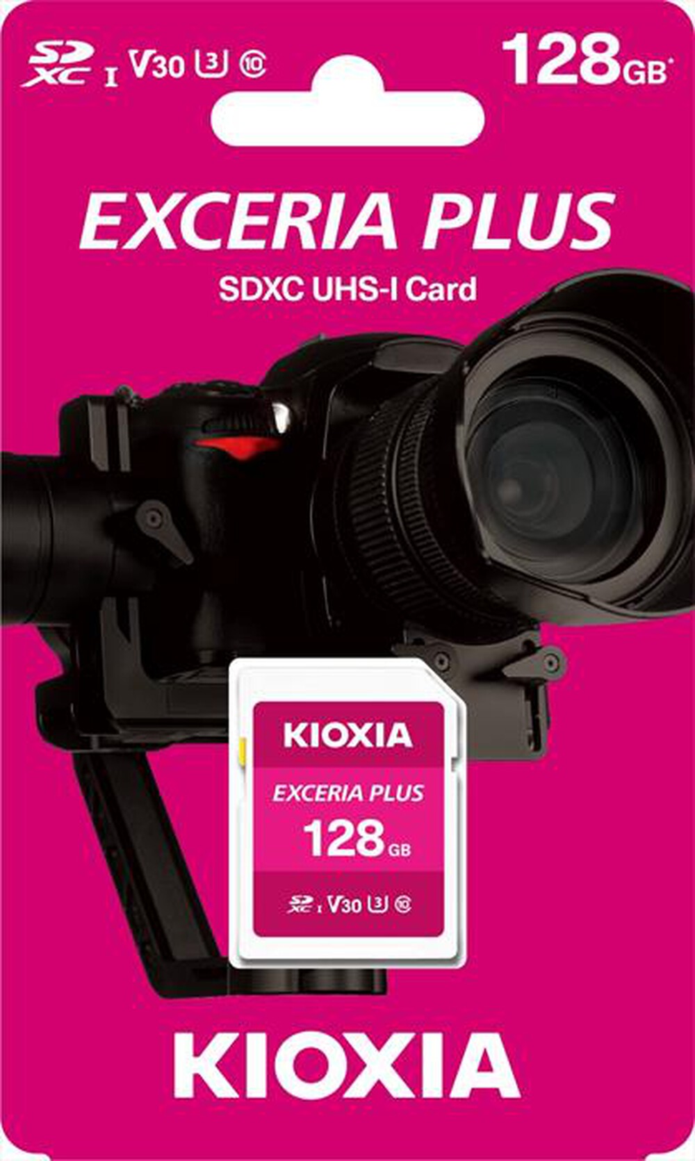 "KIOXIA - SD EXCERIA PLUS NPL1 UHS-1 128GB-Rosa"