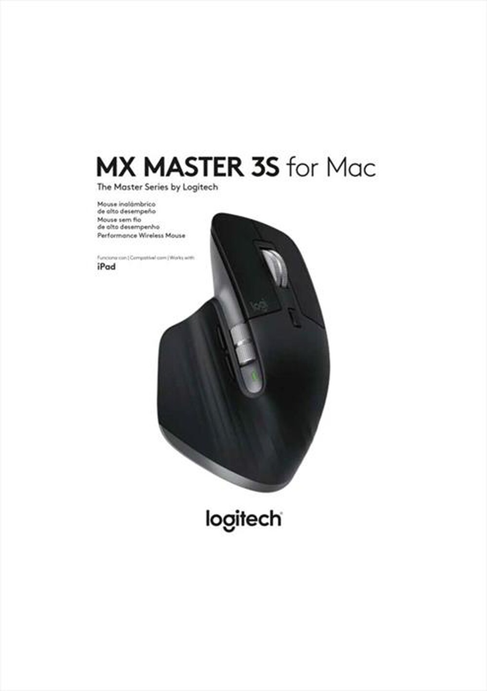 "LOGITECH - Mouse MX Master 3S For Mac-Space Grey"