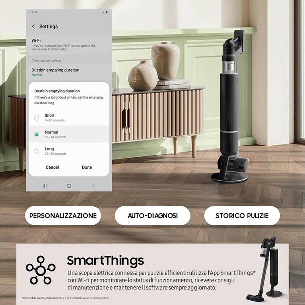 Immagine del prodotto SAMSUNG - BESPOKE JET AI COMPLETE EXTRA VS28C9784QK-Satin Black