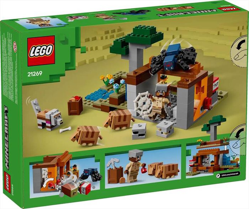 "LEGO - MINECRAFT Spedizione miniera dell’armadillo-21269-Multicolore"