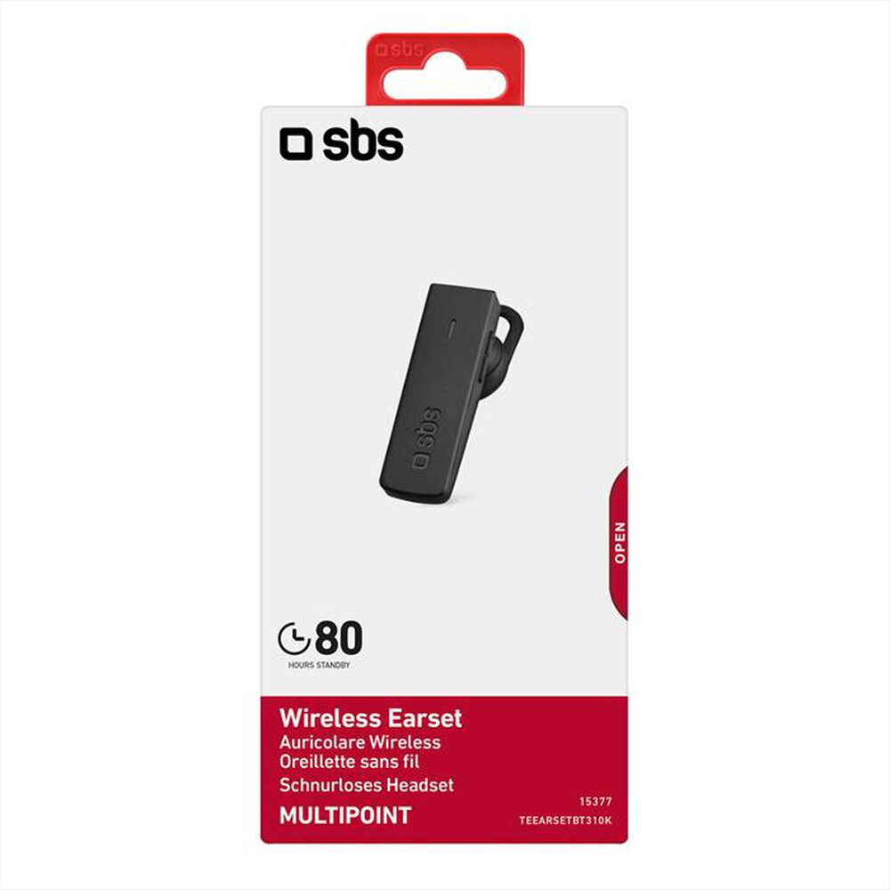 Immagine del prodotto SBS - TEEARSETBT310K-Nero