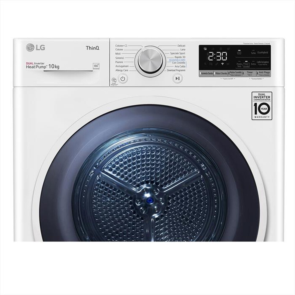 "LG - Asciugatrice RH10V9AV4W - 10 Kg - A+++-Bianco"