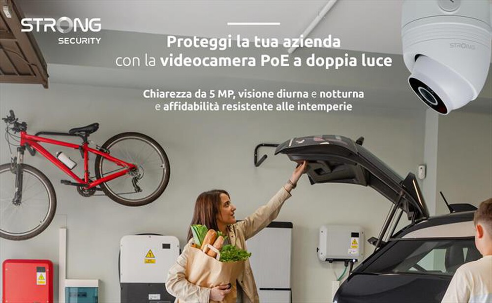 Immagine del prodotto STRONG - Telecamera PoE TUR05DL0-P-BIANCO