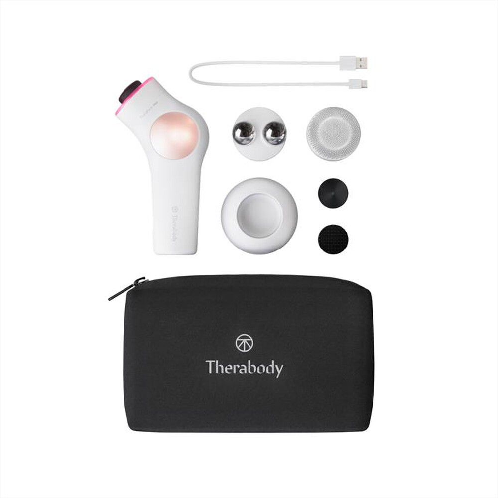 "THERABODY - Massaggiatore per il viso THERAFACE PRO WITH GEL-BIANCO"