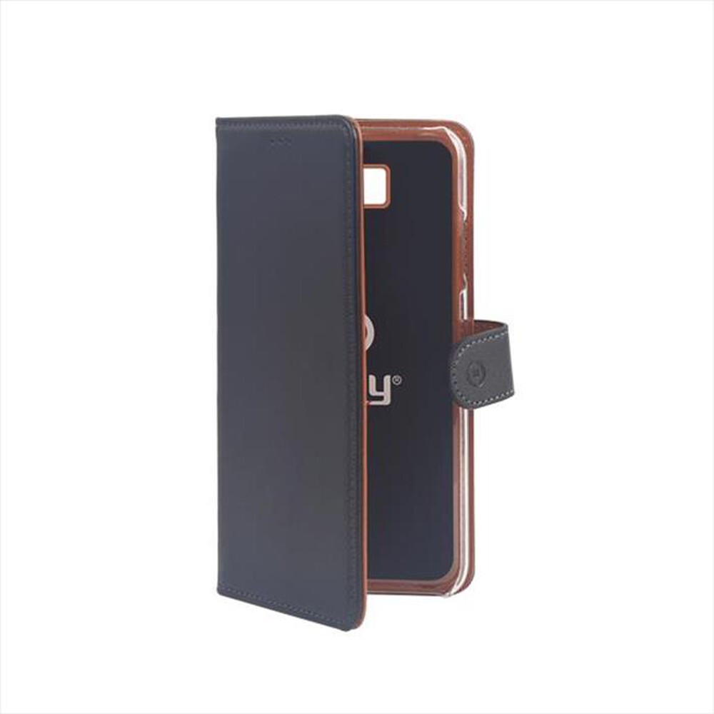 "CELLY - CUSTODIA PER GALAXY A7 (2018)-Nero/Similpelle"