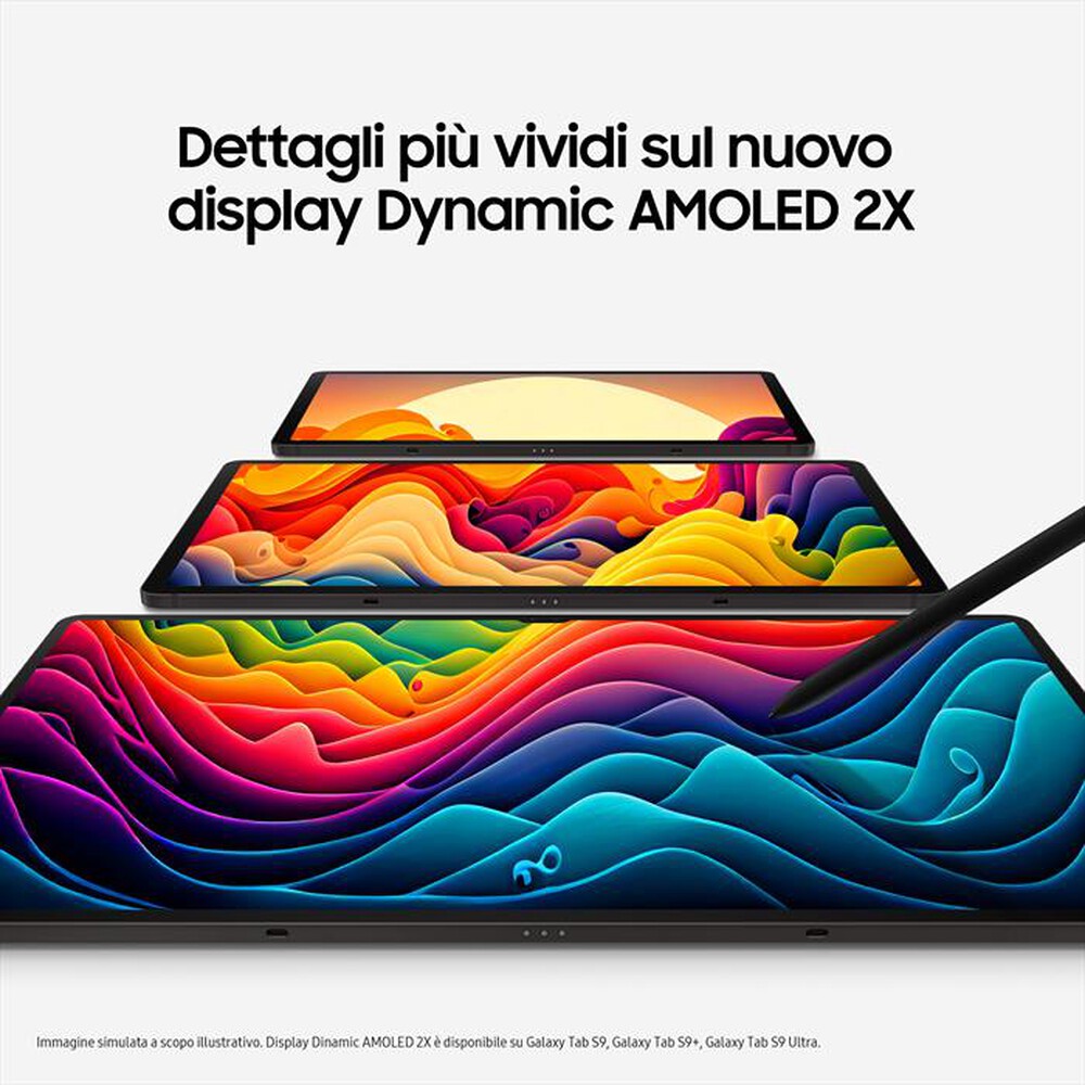 Immagine del prodotto SAMSUNG - Galaxy Tab S9 Wi-Fi (8GB / 128GB)-Graphite