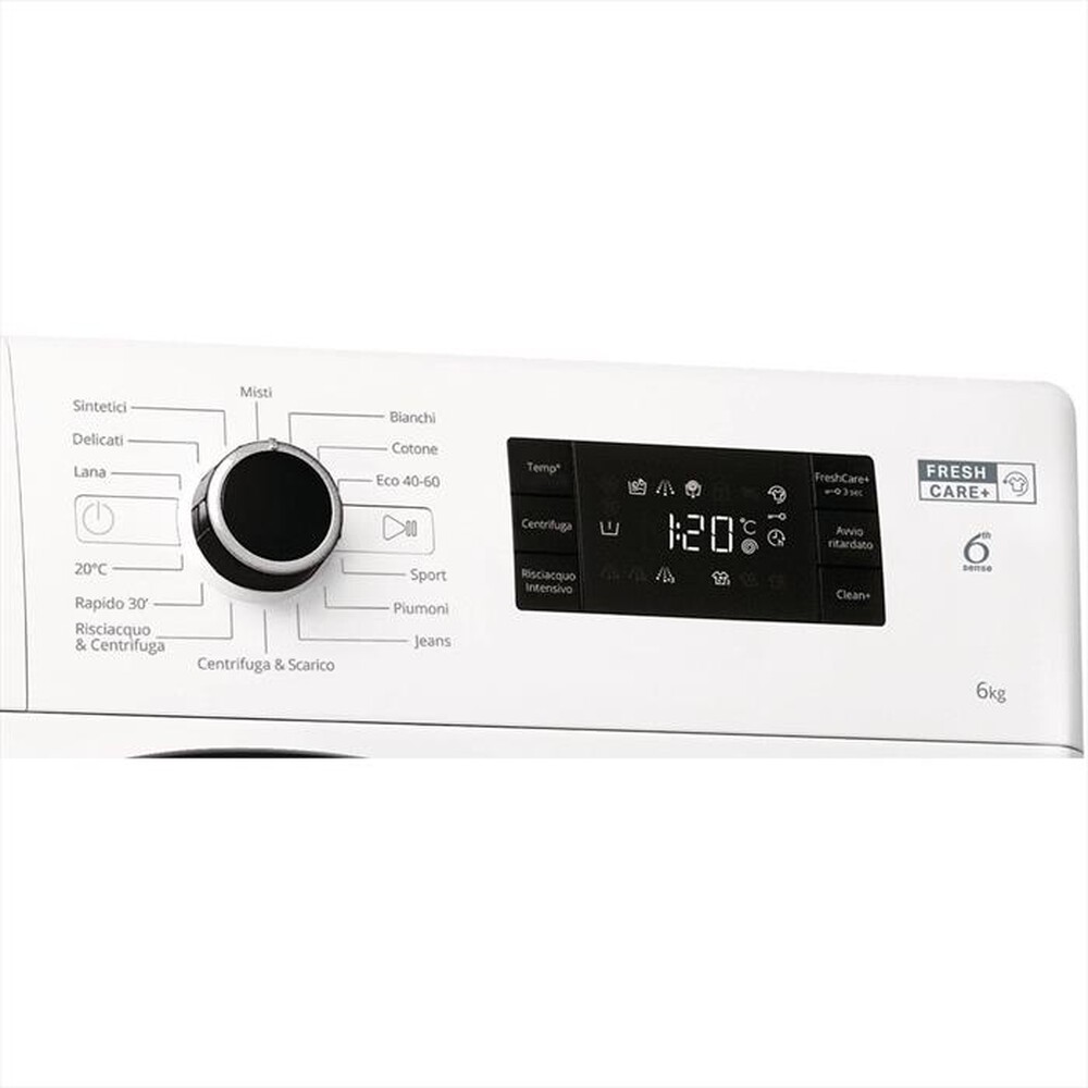 "WHIRLPOOL - Lavatrice slim FWSG 61251 B IT N 6 Kg Classe F"