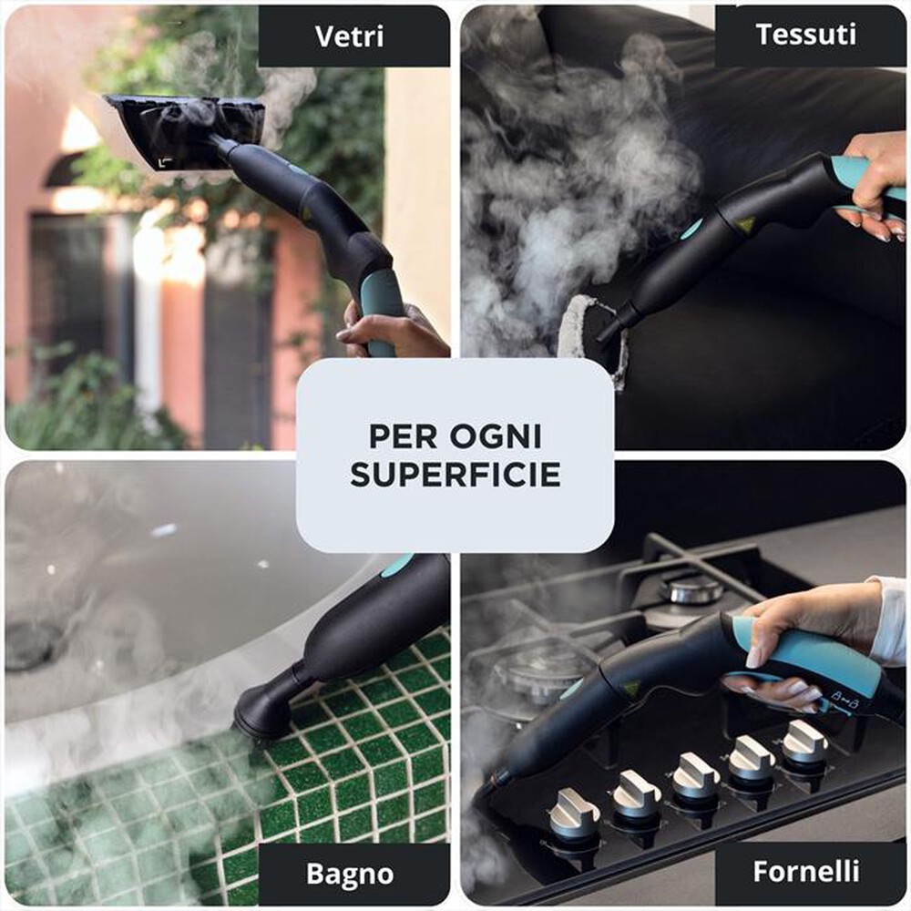 Immagine del prodotto ARIETE - 4146 XVAPOR DELUXE PULITORE A VAPORE 1500W-Blu
