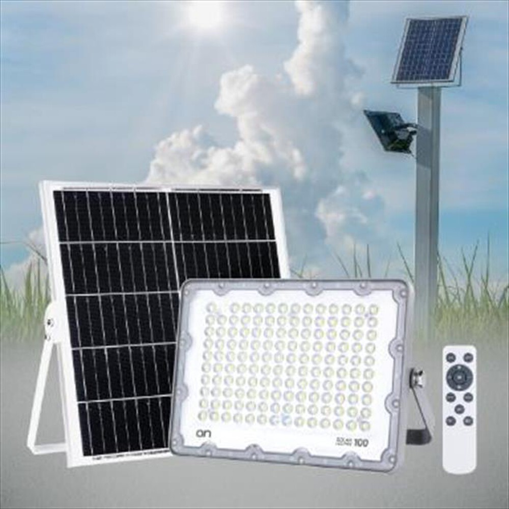 "ONLIGHT - Faro led solare da esterno SOLAR LED PRO 100"