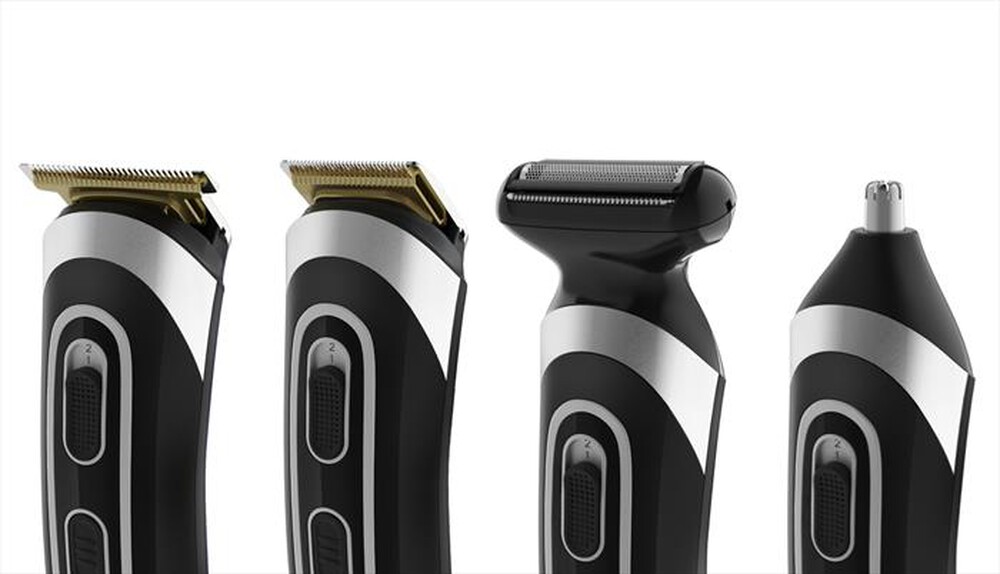 "ROWENTA - TN9140 Trim&Style 13 in1 Regolabarba multifunzione-nero/argento"