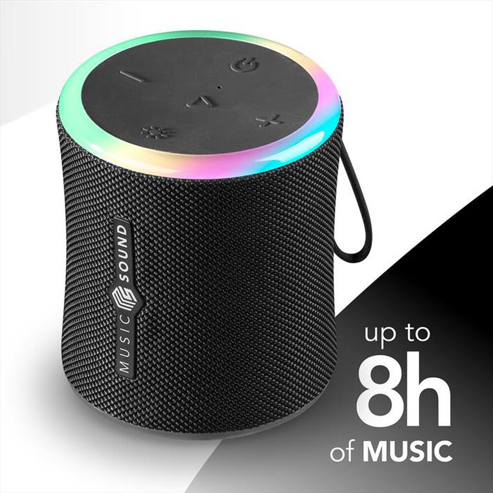 Immagine del prodotto MUSIC SOUND - Speaker bluetooth AURA 10 RGB-Nero