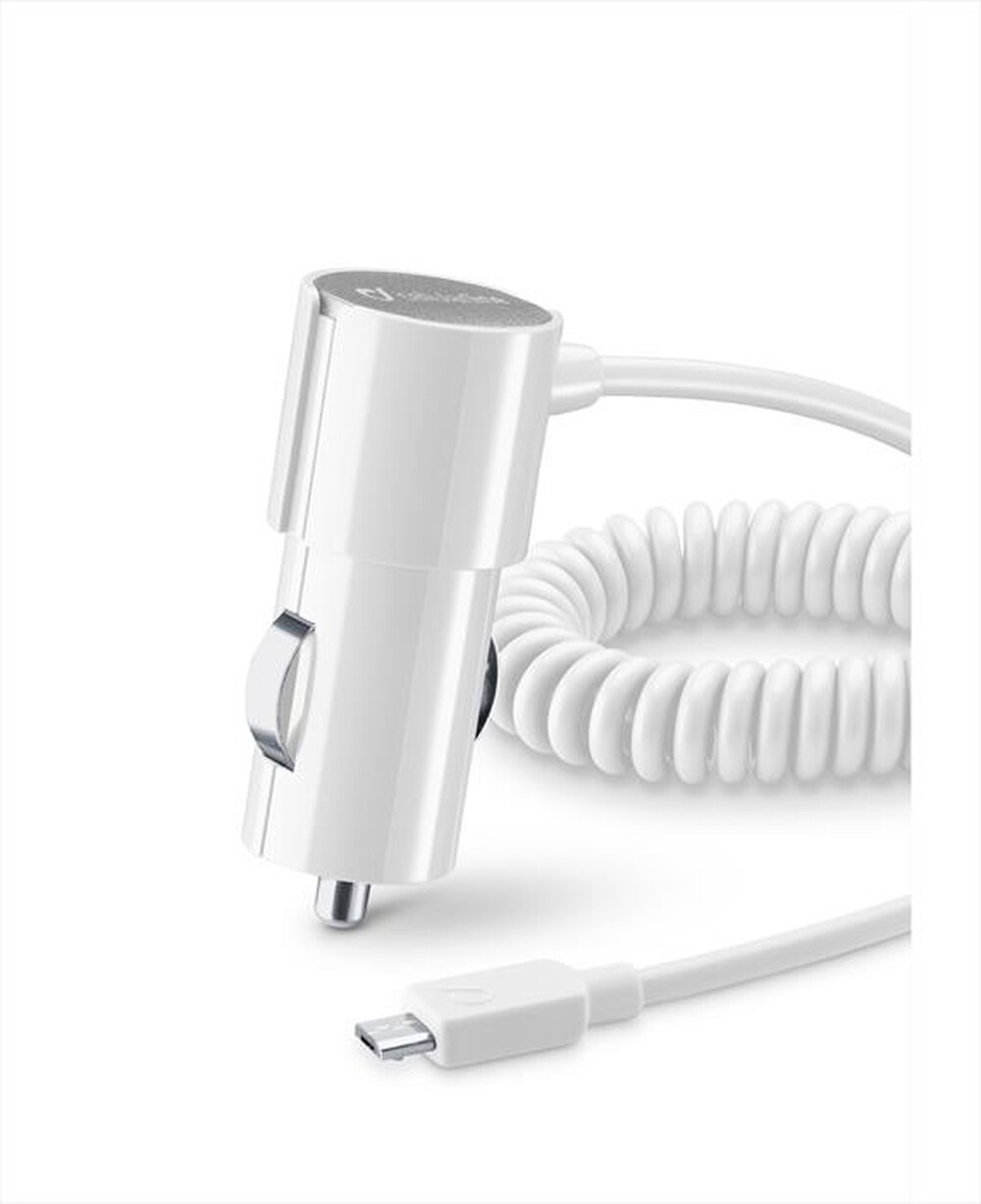 "CELLULARLINE - Car Charger Stylecolor Micro USB-Bianco"