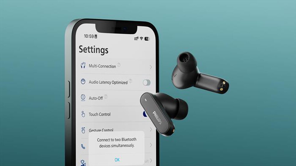 Immagine del prodotto PHILIPS - Cuffie True Wireless TAT3000BK/00-Black