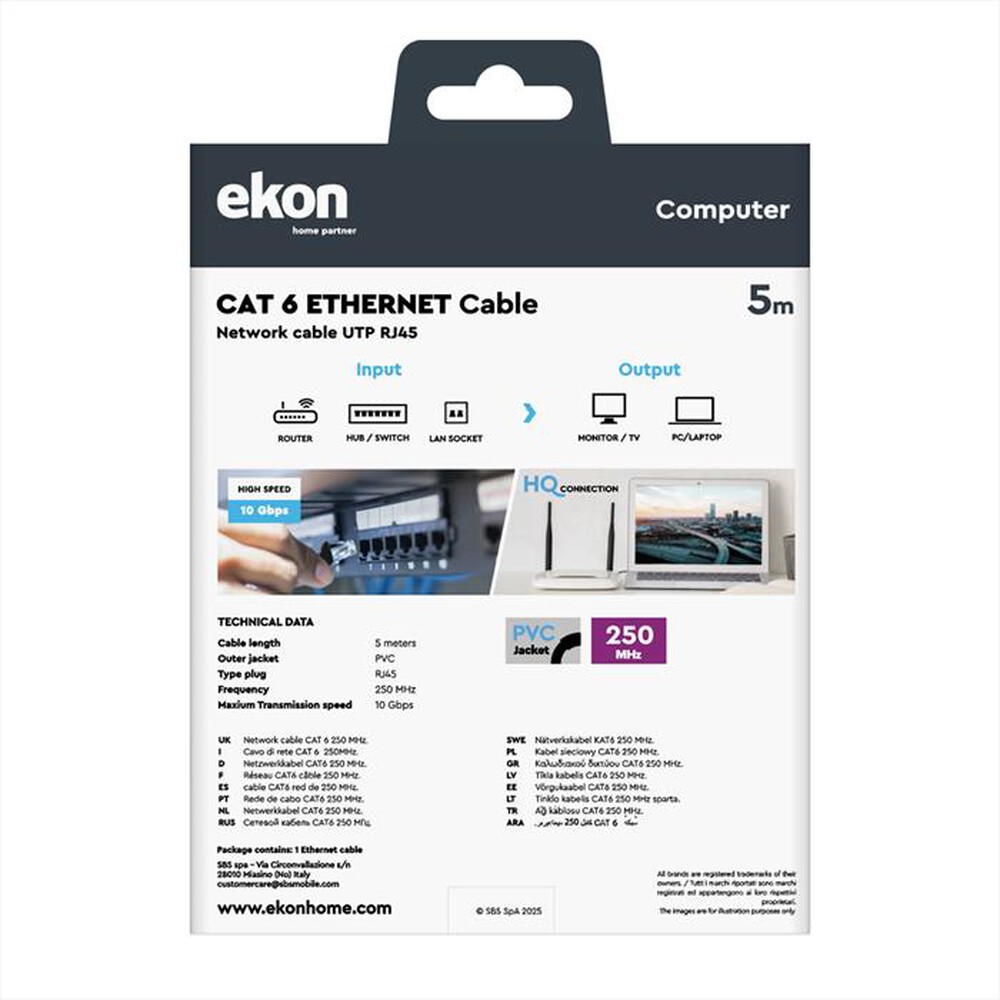 Immagine del prodotto SBS - ECITLANC650G-Nero