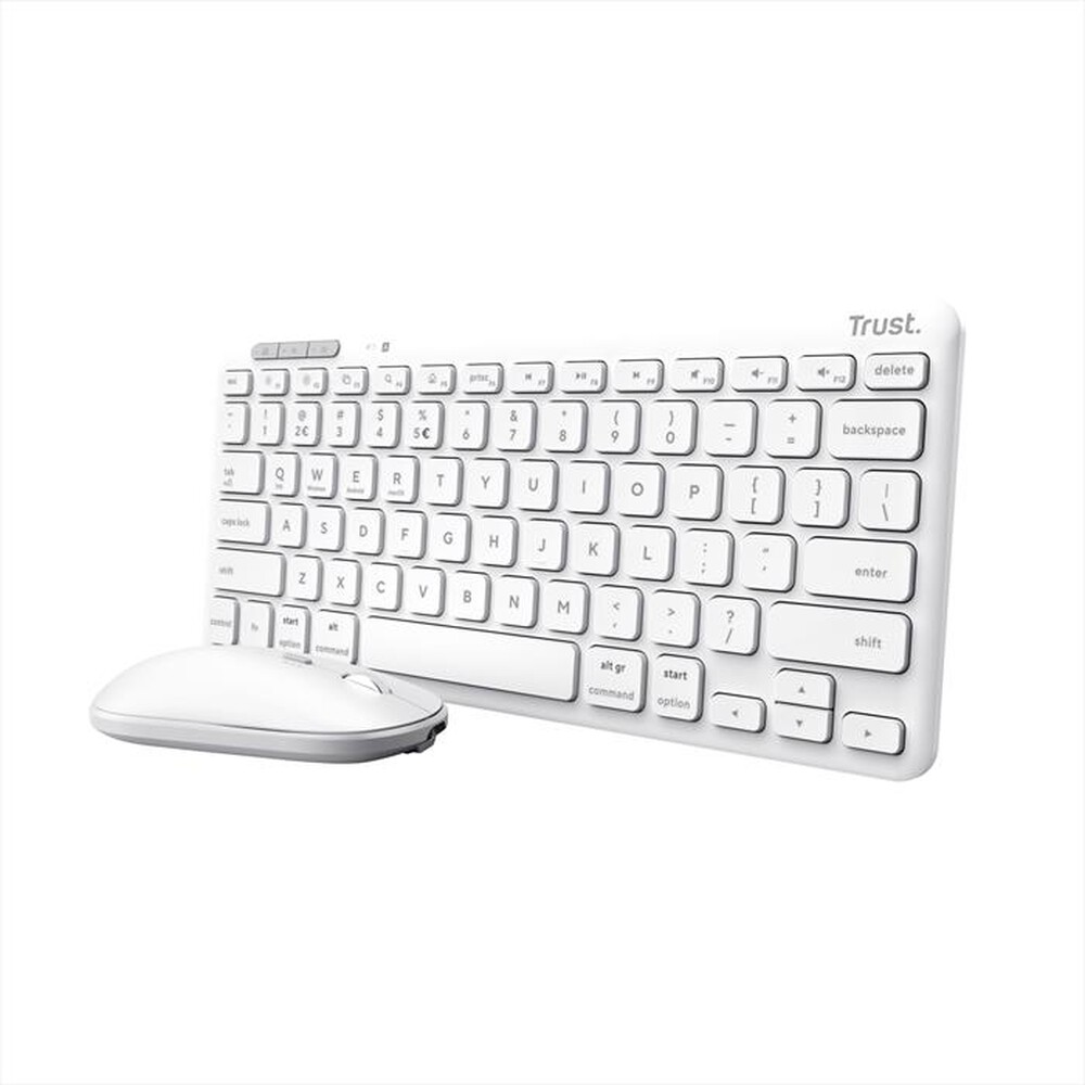 "TRUST - LYRA WL KEYBOARD & MOUSE-White"