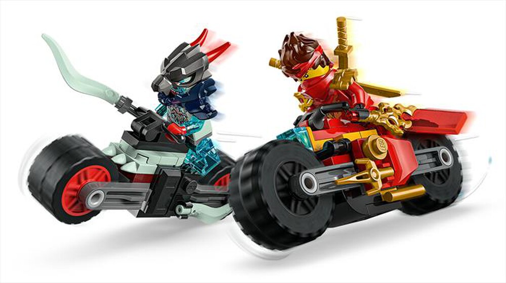 "LEGO - GARA DI VELOCIT SULLA MOTO DI KAI-,"