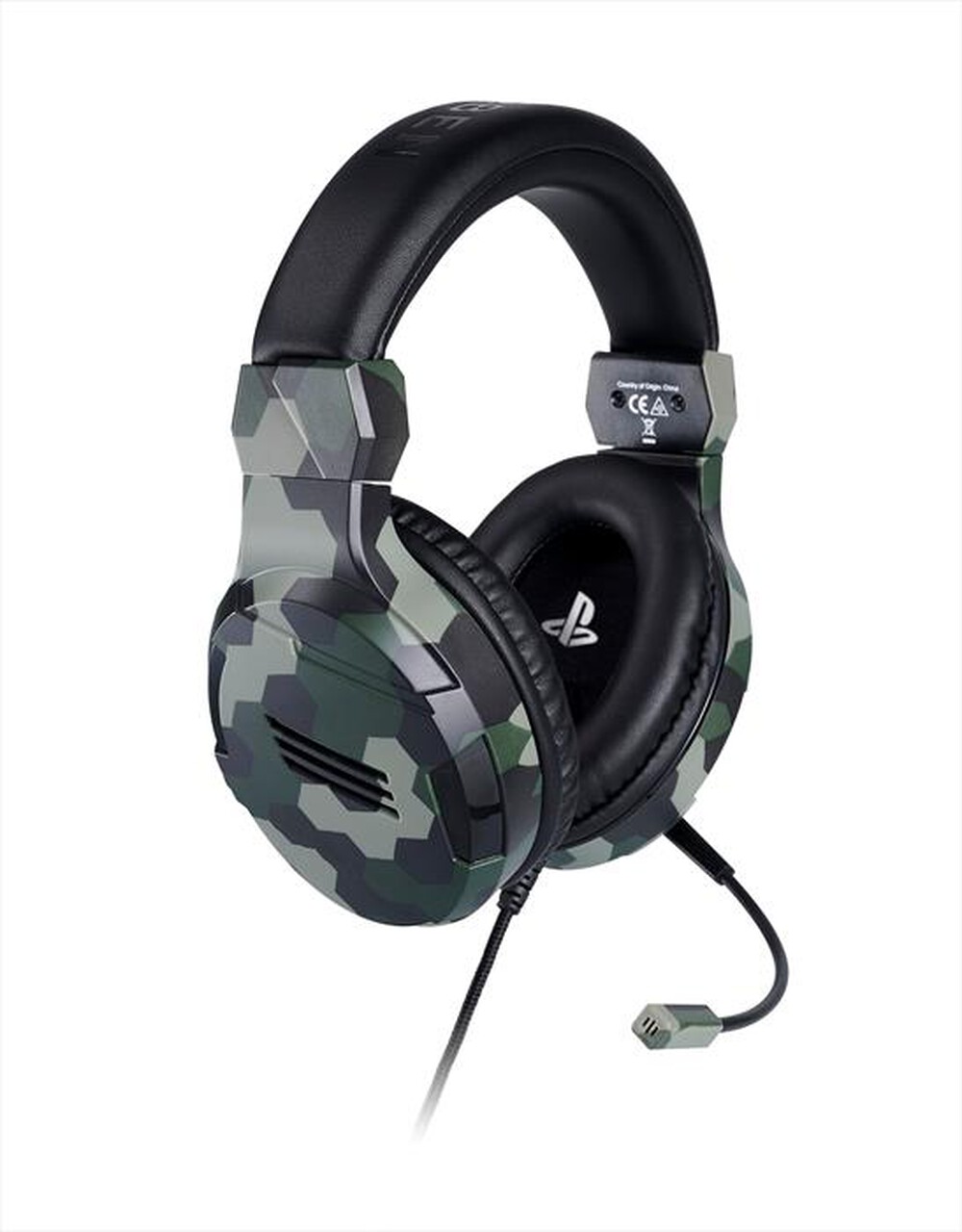 "BIG BEN - PS4OFHEADSETV3GREEN-Camouflage Green"