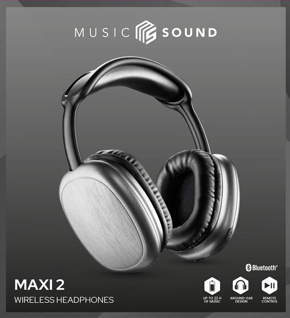 CELLULARLINE - Cuffie bluetooth BTHEADBMSMAXI2K-Nero