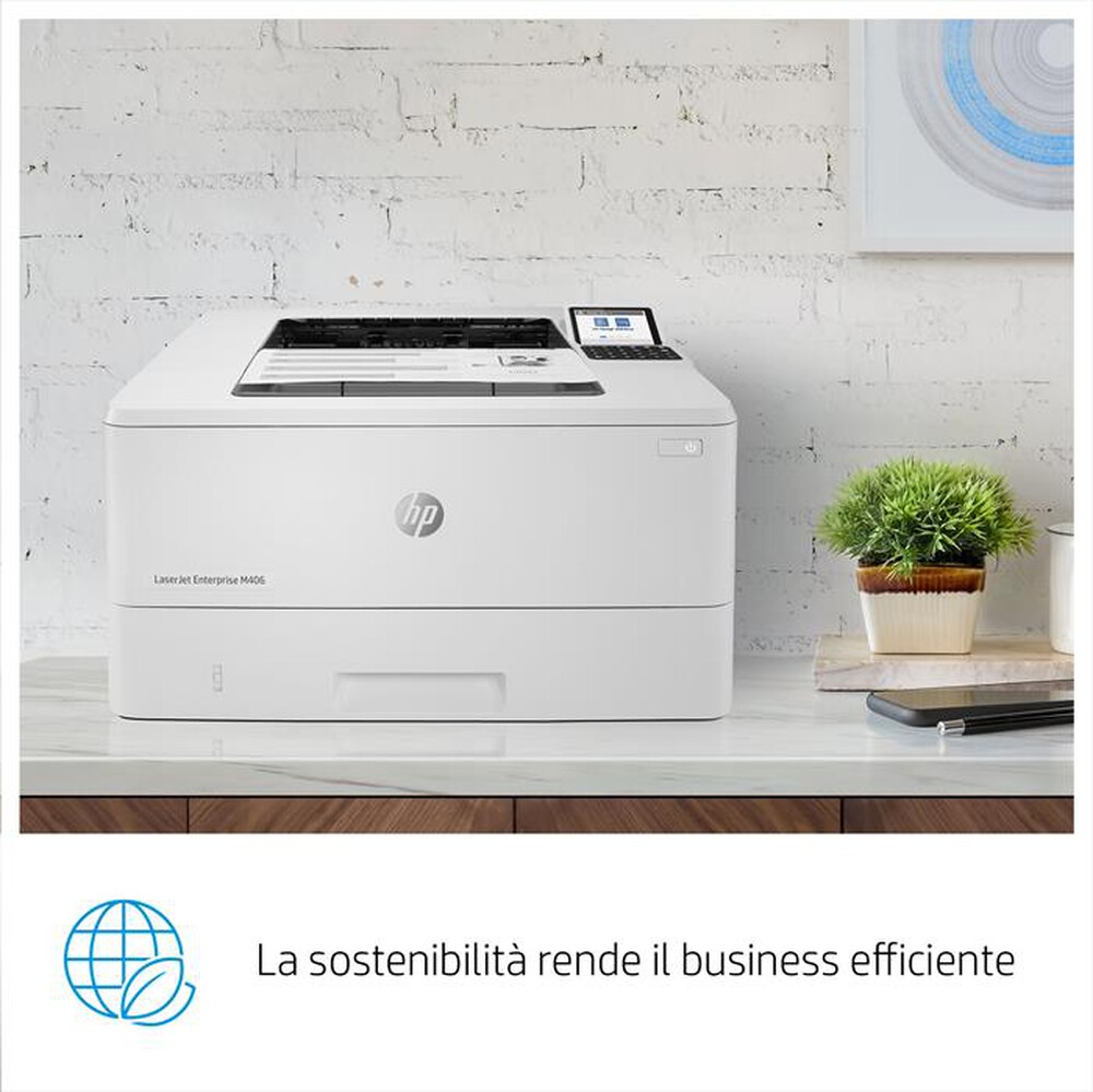 "HP - ENTERPRISE LASERJET M406DN-Bianca"