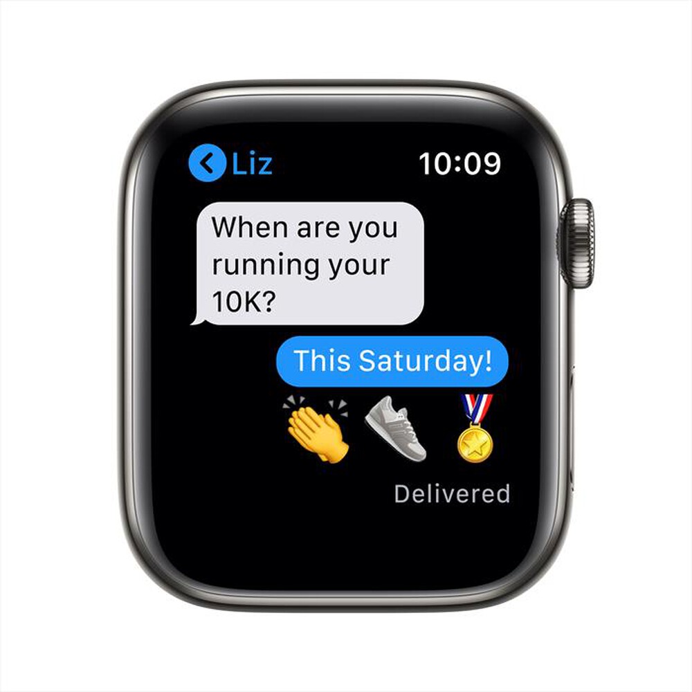 "APPLE - Watch Series 6 GPS+Cellular 44mm Acc Graphit-Graphite Milanese Loop"