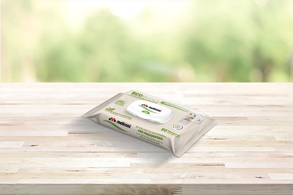 "MELICONI - Salviette detergenti ECO WIPES FRIGORIFERO-Viscosa compostabile"