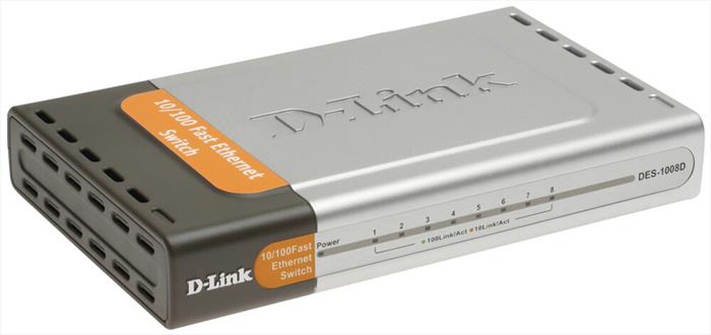 "D-LINK - DES1008D - Silver"