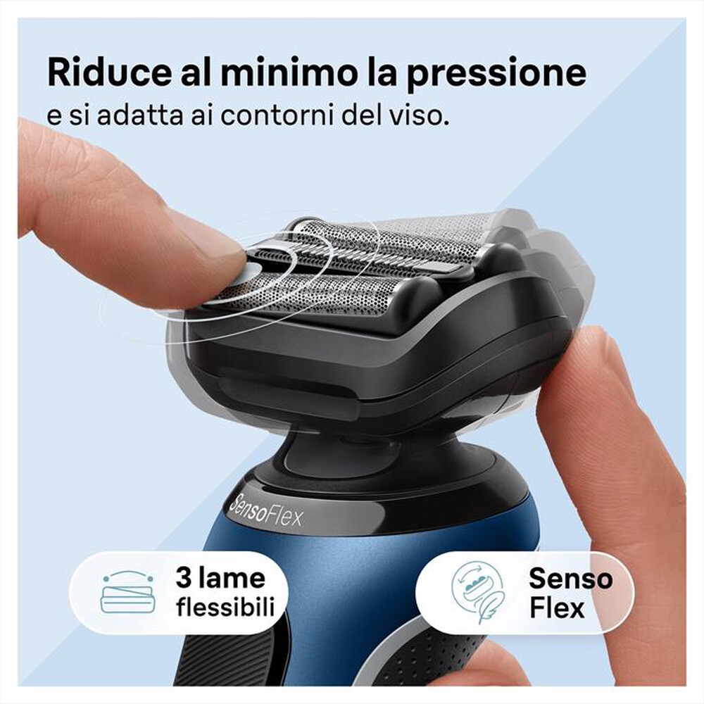 "BRAUN - Rasoio SERIES 6 61-B1200S-BLU"