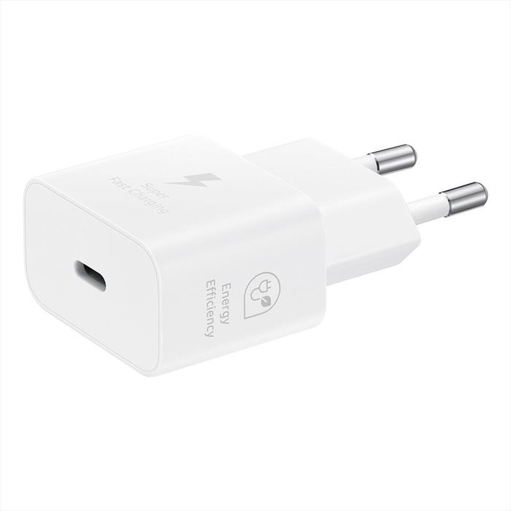 "SAMSUNG - Caricabatterie usb-c 25 watt fast charger-Bianco"
