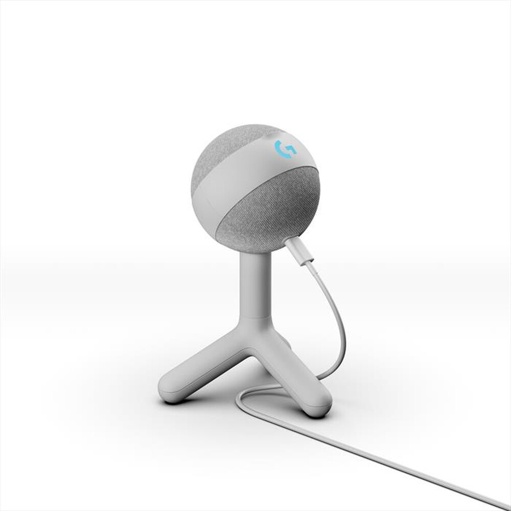 Immagine del prodotto LOGITECH - Microfono a condensatore G Yeti Orb RGB-Off-white