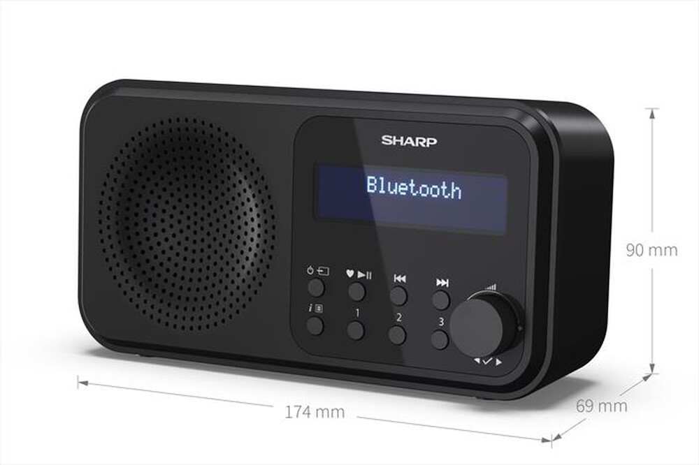 Immagine del prodotto SHARP - Radio FM DR-P420-Nero