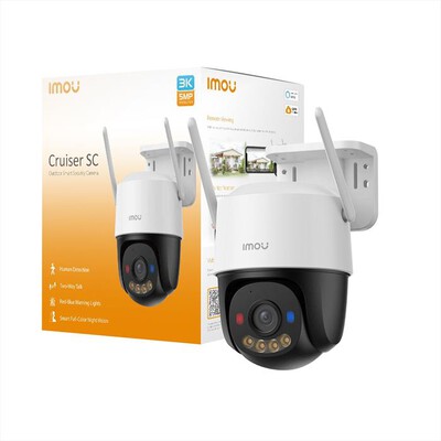 IMOU - Telecamera da esterno motorizzata CRUISER SC 3K-Bianco
