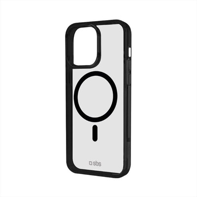 SBS - Cover Mag per iPhone 15 Plus TEMAGCOLIP1567K-Trasparente/nero